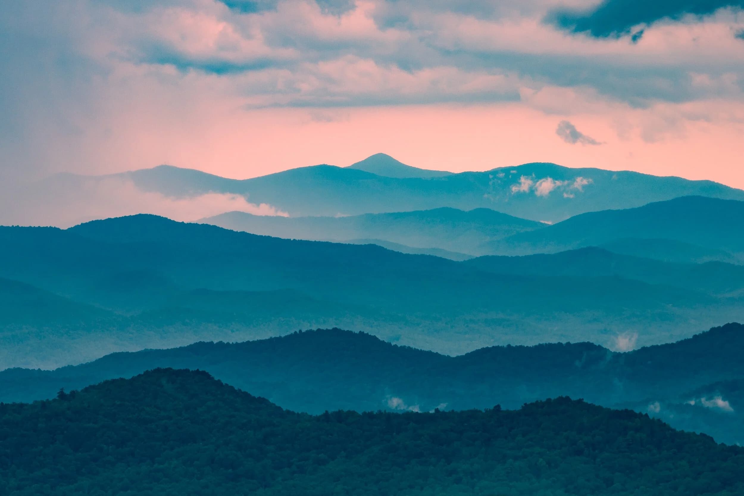 Blue Ridge Mountains landscape